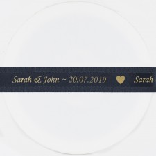 BF25MM 25mm Satin with grosgrain edge ribbon 20m roll