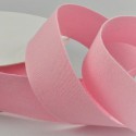 Pink Cotton Herringbone ribbon - 25mm