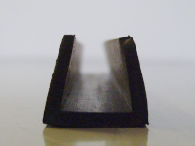 BRS 386 Square Channel Rubber Section
