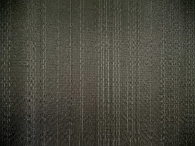 Black with Grey Pinstripe Foam Backed Fabric F1364