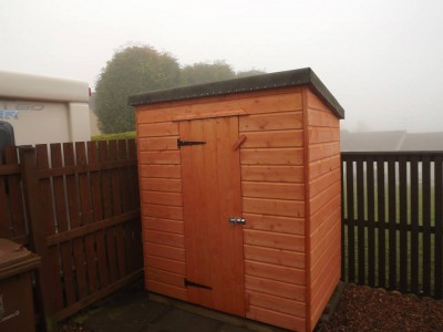 7x5 Pent Shed