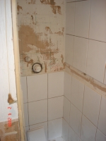 St Neots: removed shower enclosure