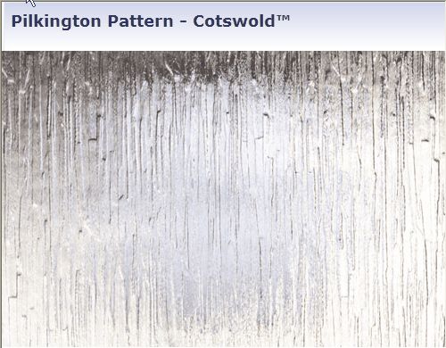 cotswold frosted glass