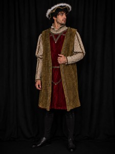 King Richard Burgundy Medieval Costume