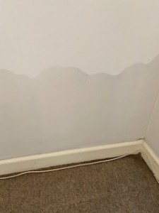 Dampness in wall