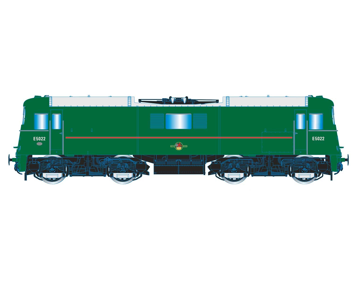 Hornby OO BR Class 71 'E5022' BR Green