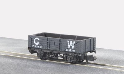 Peco GW 5 Plank Mineral Wagon Dark Grey