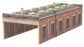 SCENECRAFT TWO ROAD ENGINE SHED (PRE-BUILT