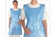Plastic Aprons blue/wt