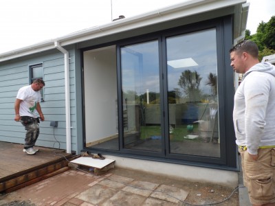 Darren working on the extenstion