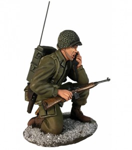 U.S Airbourne  WWII in overcoat mint in box Britains 54mm 25031