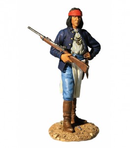 32002 NEW JUST ARRIVED IN STOCK  W Britain Dirty Shirt Blue U.S. Army Apache Scout, 1880's 