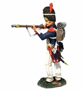 36175 W Britain Napoleonic French Old Guard 2nd Rank Standing Firing 