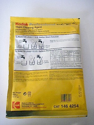 Kodak Hypo Clearing agent