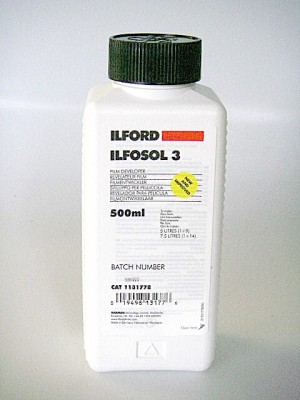 ILFORD ILFOSOL 3  FILM DEVELOPER 500ml