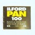 ILFORD PAN 100 35mm 36exp FILM x10