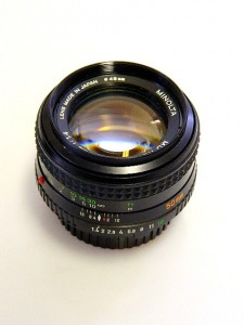 MINOLTA MD ROKKOR 50mm f1.4 LENS***