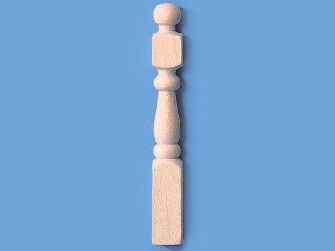 Dolls house stair post, Newel post, larger size