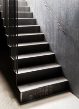 Internal Metal staircase-IN THE RAW-Varnish Finish