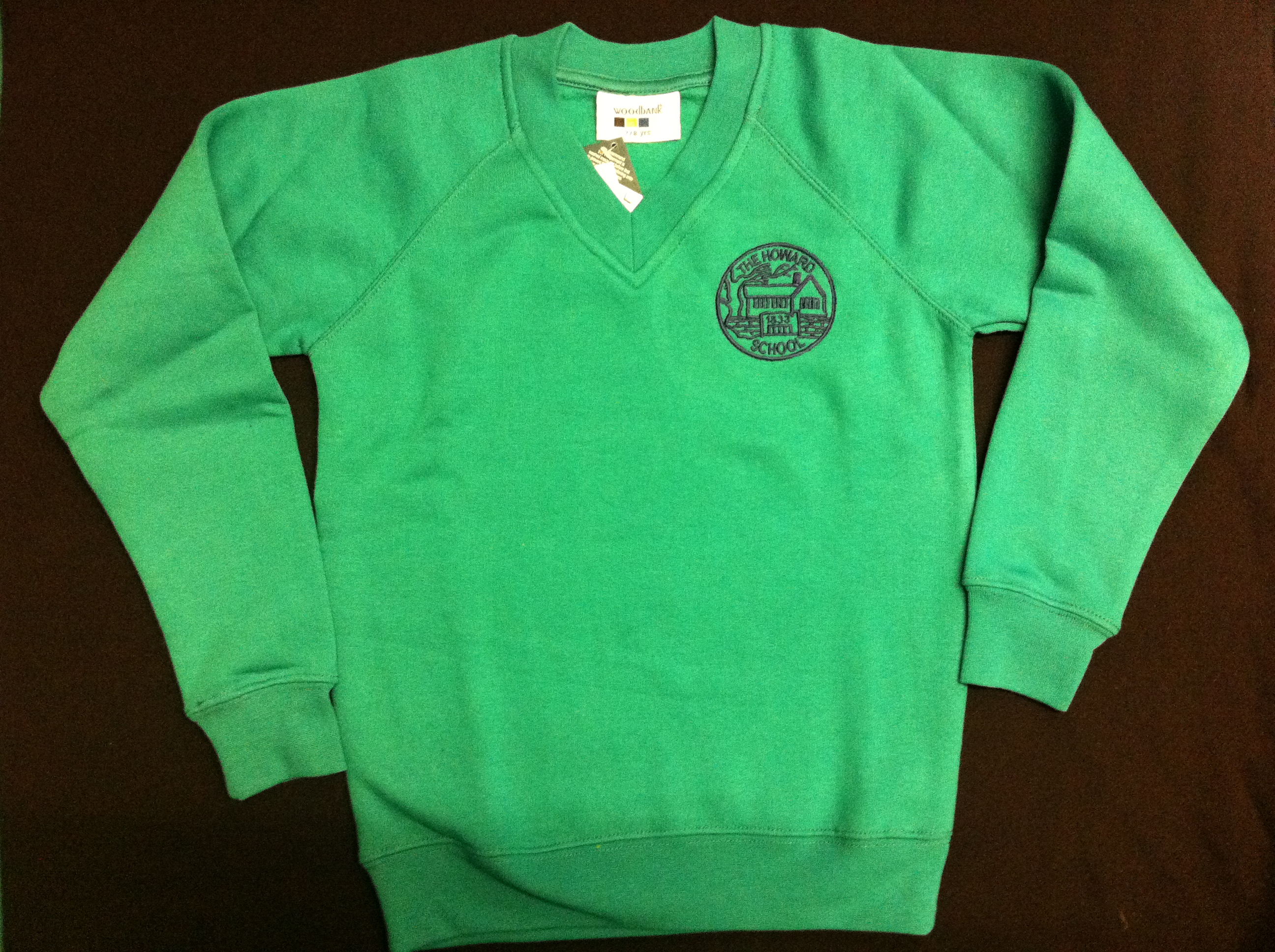 Howard school v-neck sweat shirt