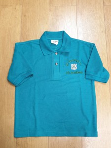 ST BOTOLPHS JADE POLO WITH LOGO