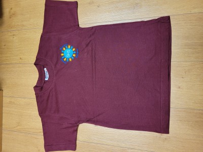 SHS BURGUNDY PE T SHIRT