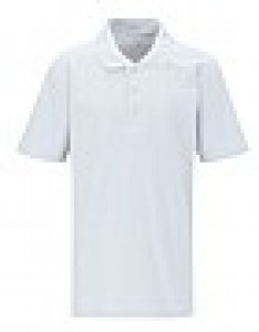 DELTA POLO SHIRT WHITE WITH LOGO