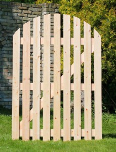 The Traditional Picket Arch Side Gate Design