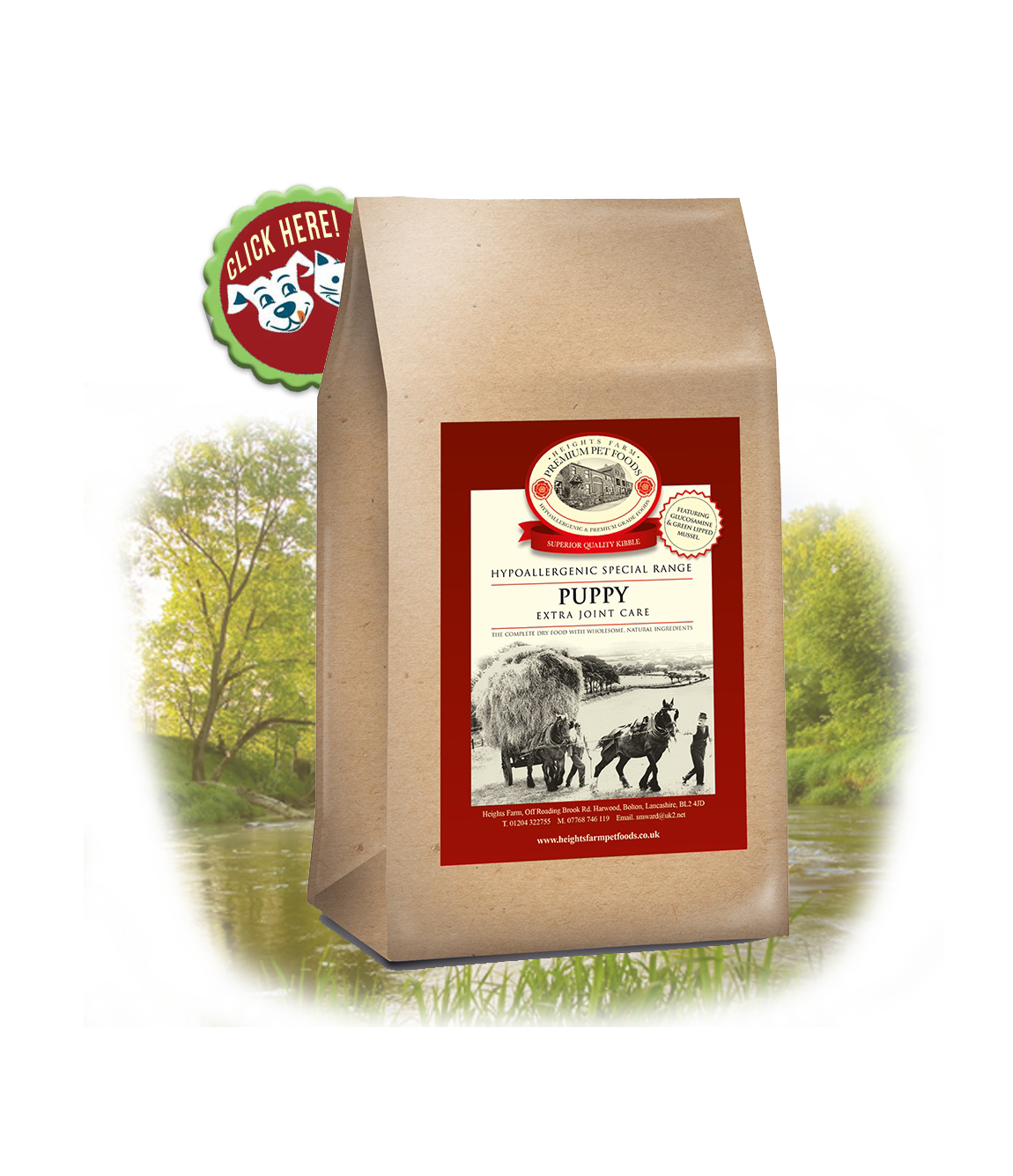 Natural Dog Food provided by Heights Farm Premium Pet Foods