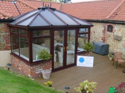 Conservatory Edwardian through grained