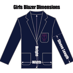 STSJGINBBL St Josephs Academy Girls Navy Blue Blazer : from £24.99