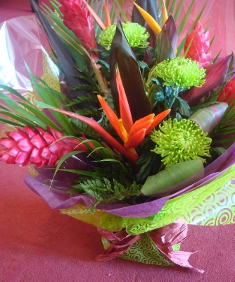B01 Tropical hand tied from £30