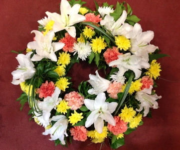 GF12 Lily Wreath