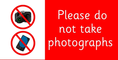 Please do not take photographs