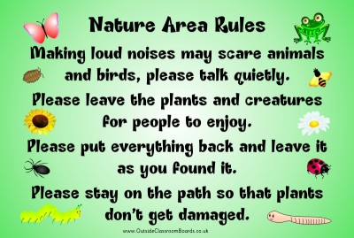 NATURE AREA RULES