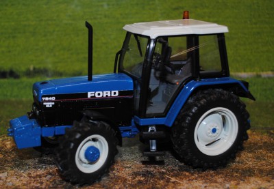 Ford 7840 Tractor & Weight, Imber Based                                                                                                                                                                                                                    