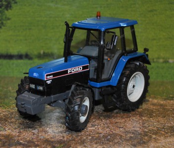 Ford 7840 Tractor, Grey Chassis, Blue Roof Imber Based                                                                                                                                                                                                     