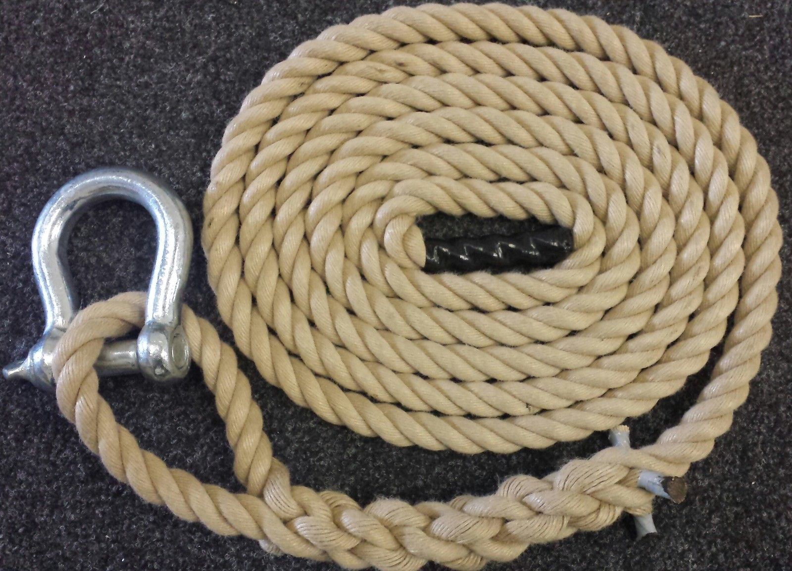 Choose Length Fitness 32mm Synthetic Hemp Gym Climbing Rope Training 