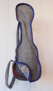 Custom made Tweed Soprano Ukulele Case