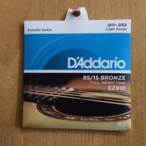 D'Addario Acoustic 11's  EZ910