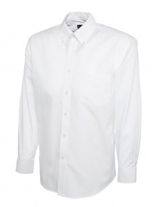 Mens Oxford Full Sleeve Shirt White