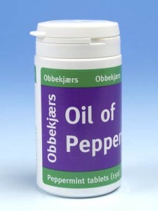 Obbekjaers Six Pack Peppermint Oil Tablets (150)                                                                                                                                                                                                               