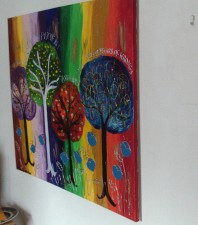 Blue Poppies and the Colourful Trees of Love