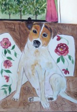 A3 size Pet Portrait on 300gsm watercolour paper