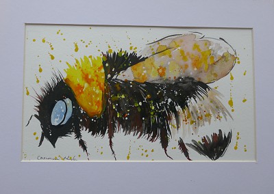 Bumble bee watercolour