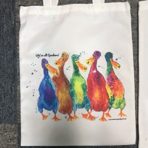 Colourful Ducks, Tote Bags