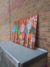 Leaves falling on Lollipop Trees