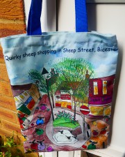 Bicester, Quirky Canvas Tote Bag with Zip