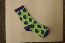 Green Quirky Sheep Socks, Size 4 - 8