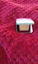 Pocket pink floral mirror